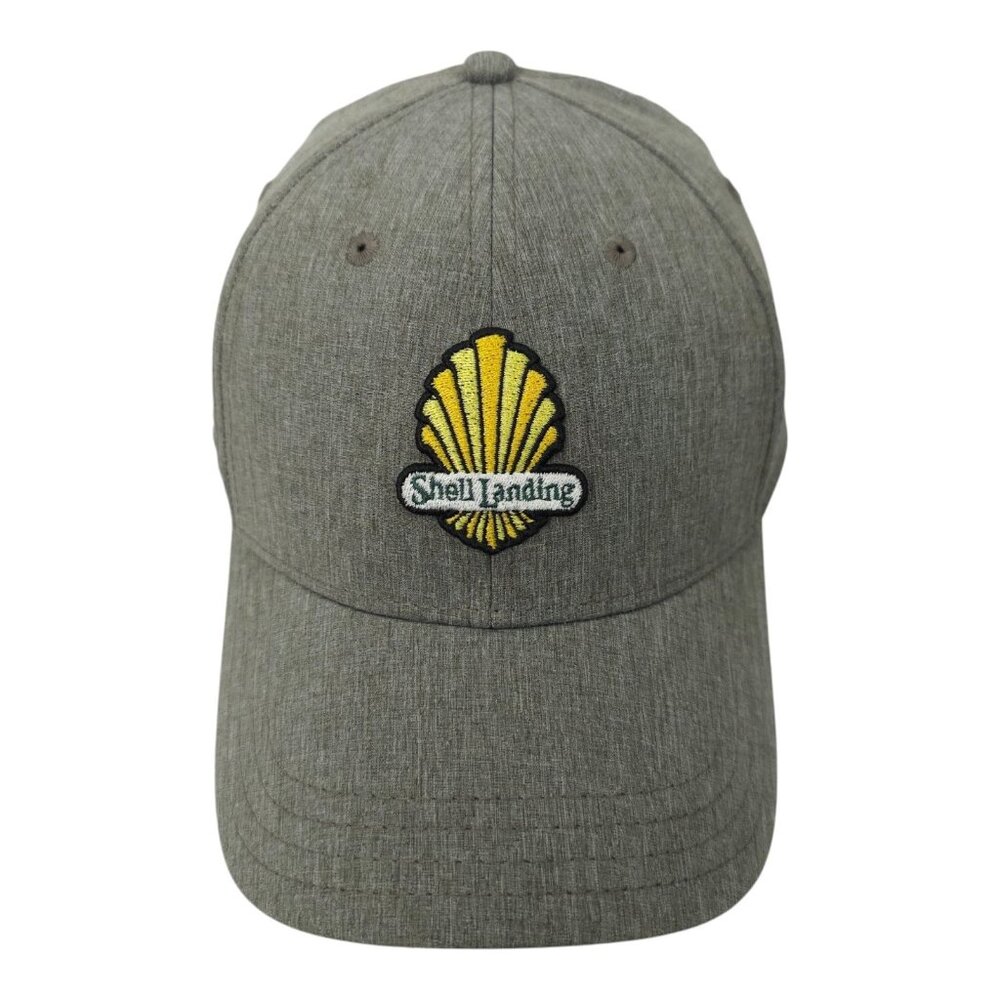 Shell Landing Strapback Cap Embroidered Logo Patch Trucker Golf Hat Pukka